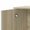 vidaXL Sideboards 2 pcs Sonoma Oak 60x31x70 cm Engineered Wood