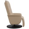 vidaXL Massage Recliner Chair with Footrest Cappuccino Faux Leather