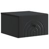 vidaXL Wall-Mounted Bedside Cabinet Black 33 x 34.5 x 20 cm