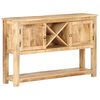 vidaXL Sideboard 120x30x76 cm Rough Mango Wood
