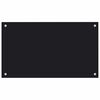 vidaXL Kitchen Backsplash Black 70 x 40 cm Tempered Glass