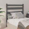 vidaXL Bed Headboard Grey 96x4x100 cm Solid Wood Pine