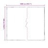 vidaXL Clear Tarpaulin with Eyelets 5x10 m Polyethylene