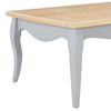 vidaXL Coffee Table Grey and Brown 110x60x40 cm Solid Pine Wood