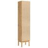 vidaXL Bathroom Tall Cabinet FLORO Wax Brown 35 x 30 x 160 cm