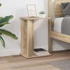 vidaXL End Table Sonoma Oak 35 x 25 x 50 cm Engineered Wood