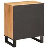 vidaXL Bedside Cabinet Natural 50 x 33 x 60 cm Solid Mango Wood