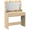 vidaXL Dressing Table Sonoma Oak 100 x 41 x 135 cm Engineered Wood