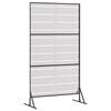 vidaXL Privacy Screen Grey 100 x 50 x 180 cm Steel