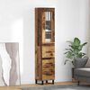 vidaXL Highboard Old Wood 34.5 x 34 x 180 cm Engineered Wood
