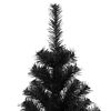 vidaXL Christmas Tree with 300 LEDs with Stand Black 240 cm PVC