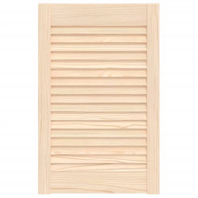 vidaXL Cabinet Door Louvred Design 61.5x39.4 cm Solid Wood Pine