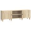 vidaXL TV Cabinet Sonoma Oak 150 x 31 x 50 cm Engineered Wood