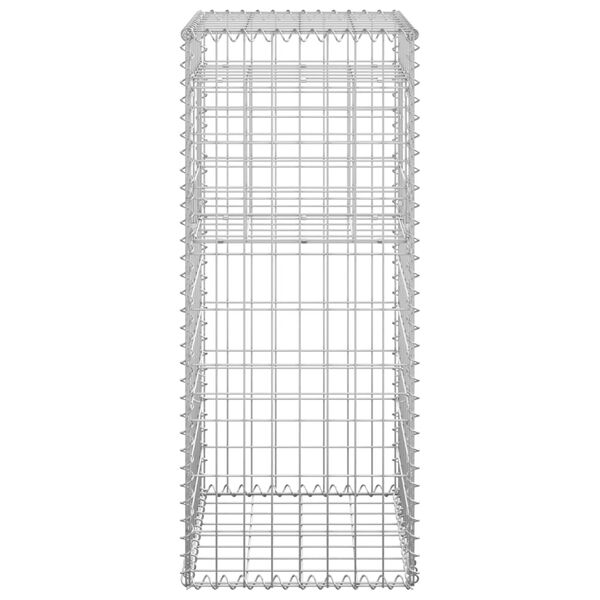 vidaXL Gabion Basket Post 40x40x100 cm Iron