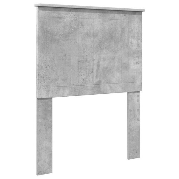 vidaXL Headboard with Headboard Concrete Grey 75 cm Engineered wood