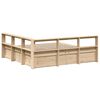 vidaXL Bookcase Bed without Mattress 180x200cm Solid Wood Pine