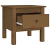 vidaXL Side Tables 2 pcs Honey Brown 40x40x39 cm Solid Wood Pine
