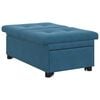 vidaXL Sofa Bed Blue 67 x 194 x 38 cm Velvet