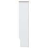 vidaXL Radiator Cover White 112x19x81.5 cm MDF