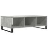 vidaXL Coffee Table Concrete Grey 104x60x35 cm Engineered Wood