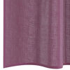vidaXL Voile Curtains with Rod Pockets 2 pcs Purple