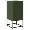 vidaXL Bedside Cabinets 2 pcs Olive Green 36x39x78 cm Steel