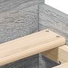 vidaXL Bed Frame without Mattress Grey Sonoma 100x200 cm