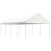 vidaXL Gazebo with Roof White 8,92x4,08x3,22 m Polyethylene