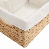 vidaXL Storage Baskets 3 pcs Natural 40 x 30 x 18 cm Water hyacinth