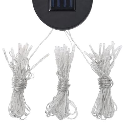 vidaXL Gazebo with LED String Lights White 3x4 m