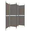 vidaXL 4-Panel Room Divider Anthracite 200x220 cm Fabric