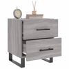 vidaXL Bedside Cabinets 2 pcs Grey Sonoma 40x35x47.5 cm Engineered Wood
