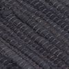 vidaXL Hand-woven Chindi Rug Cotton 160x230 cm Anthracite
