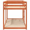 vidaXL Bunk Bed without Mattress Wax Brown 90x190 cm Single Solid Wood Pine