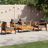 vidaXL 5 Piece Garden Sofa Set with Cushions Solid Wood Acacia