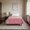 vidaXL Full Year Duvet Pink 140 x 220 cm Microfiber and Teddy fleece