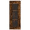 vidaXL Highboard Smoked Oak 34.5x34x180 cm Engineered Wood