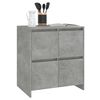vidaXL Sideboard Concrete Grey 70x41x75 cm Engineered Wood