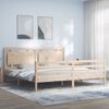 vidaXL Bed Frame without Mattress 200x200 cm Solid Wood