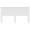 vidaXL Headboard White 200 cm Engineered Wood