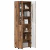 vidaXL Highboard FLORIN Old Wood 60 x 35 x 182 cm Engineered Wood