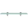vidaXL Floating Shelves 2 pcs Glass 40x20 cm 8 mm