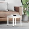 vidaXL Coffee Table White 40 x 40 x 36 cm Solid Pine Wood