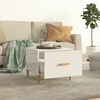 vidaXL Coffee Table High Gloss White 50x50x40 cm Engineered Wood
