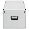 vidaXL Storage Cases 3 pcs Silver Aluminium