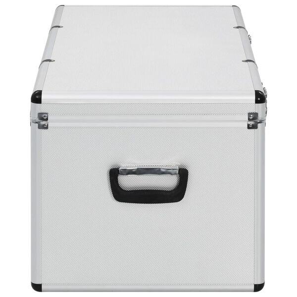 vidaXL Storage Cases 3 pcs Silver Aluminium