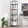 vidaXL Bookshelf Black oak 40 x 30 x 183 cm Engineered wood