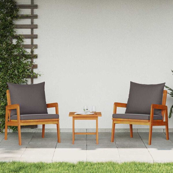 vidaXL Bistro Set Brown 45 x 45 x 38cm Solid Acacia wood