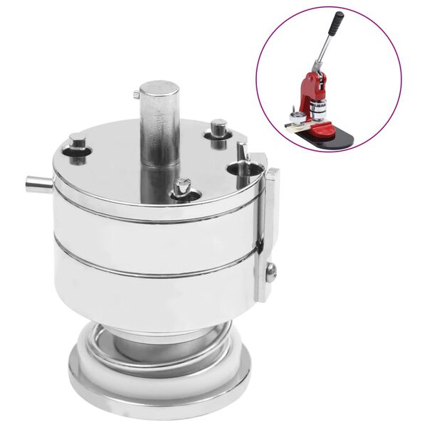 vidaXL Interchangeable Die Mould for Button Maker 25 mm