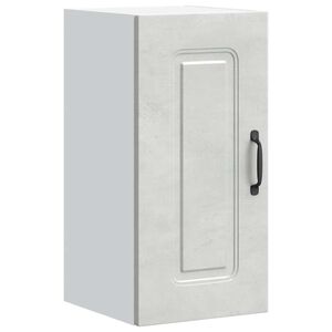 vidaXL Kitchen Wall Cabinet "Kalmar" Concrete Grey Engineered Wood